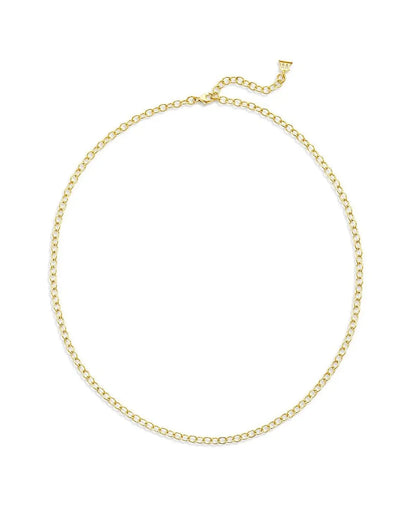 18K Extra Small Oval Chain