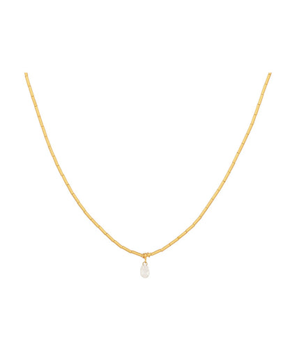 Dew One-of-a-Kind 24K Gold Diamond Pendant Necklace