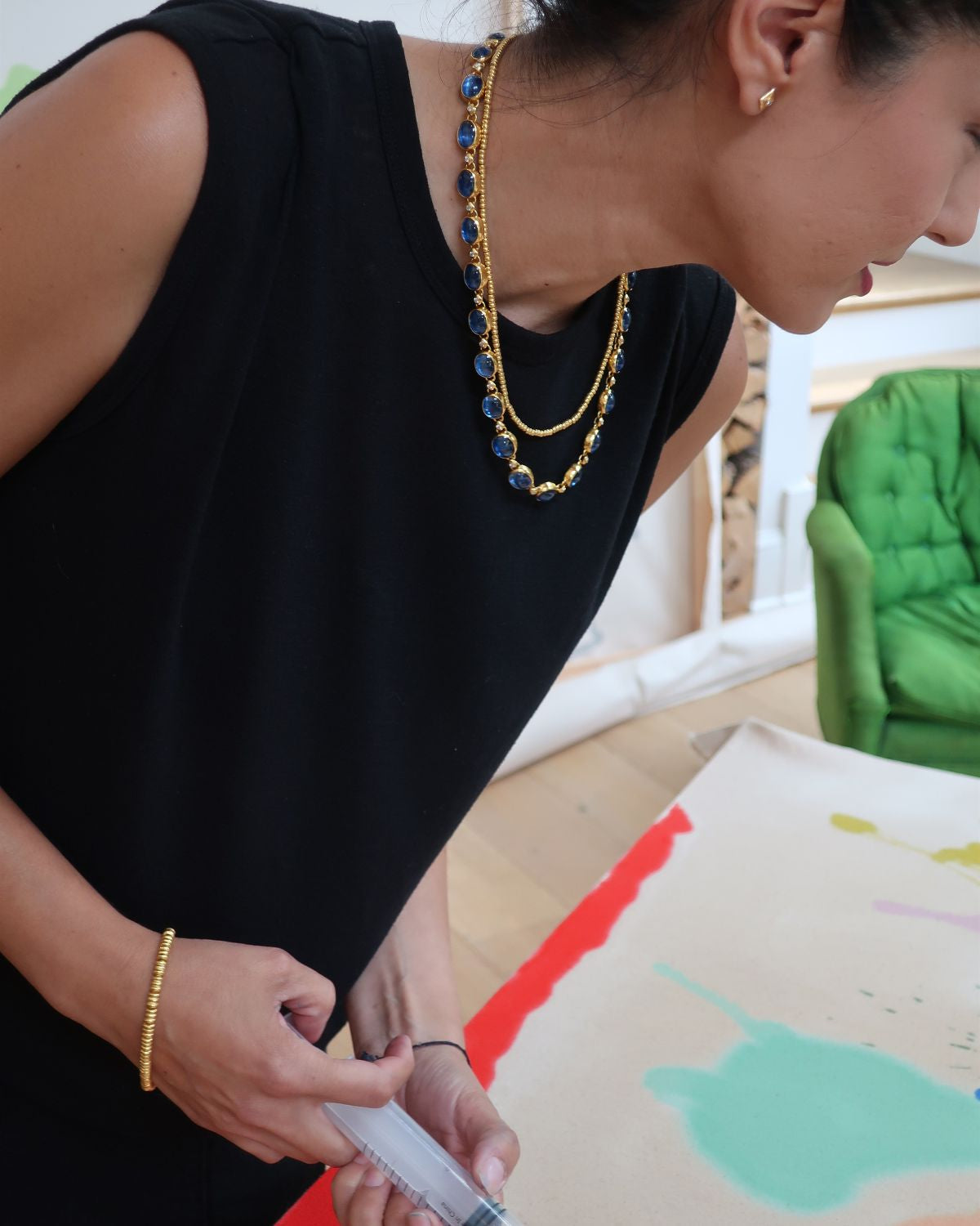 Rune Gold All Around Necklace