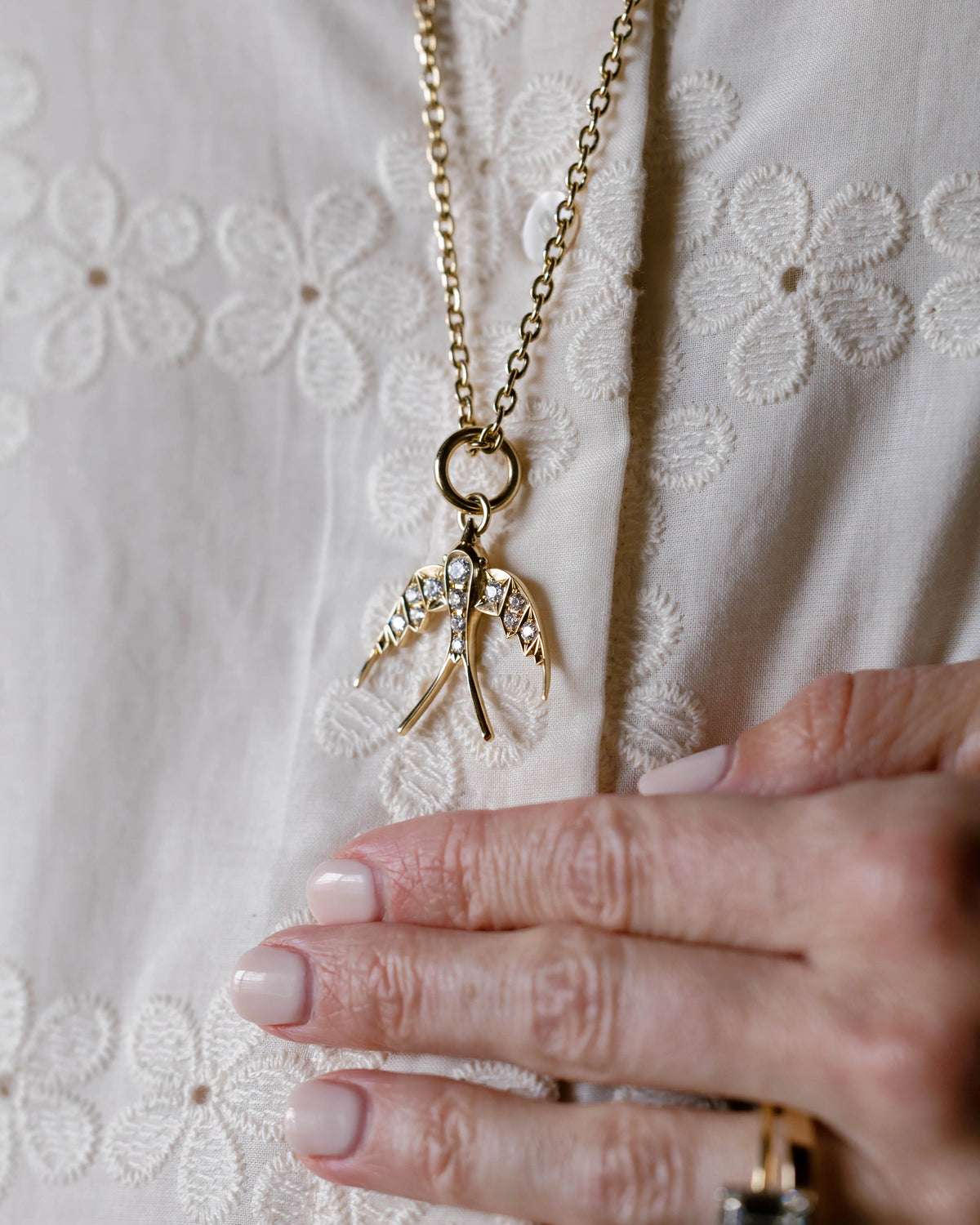 Large Swallow Pendant