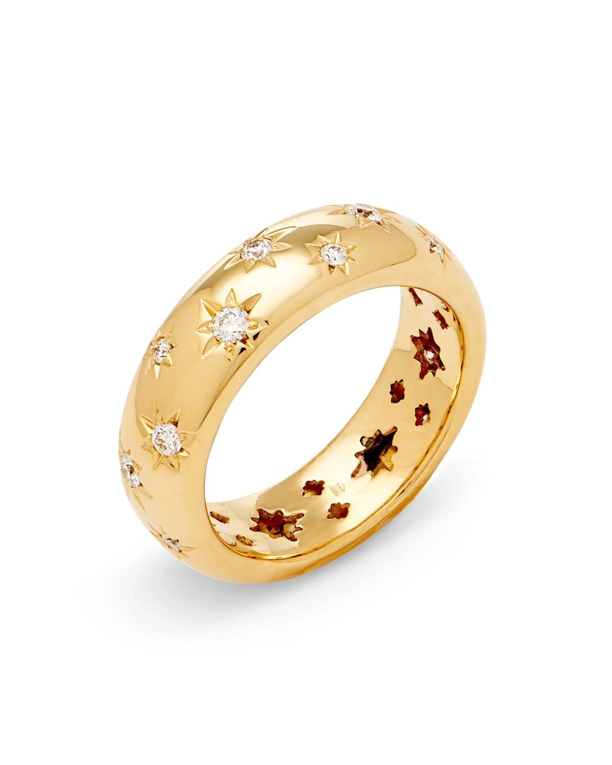 18K Diamond Cosmos Band