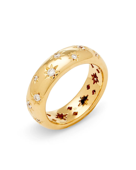 18K Diamond Cosmos Band