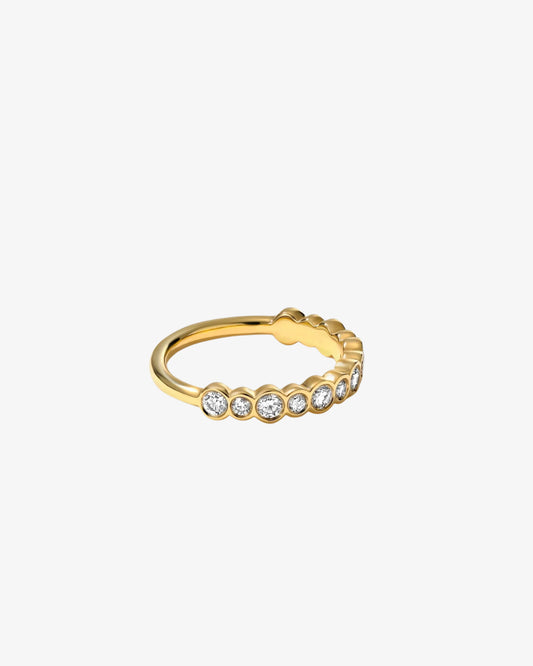Bubbly Diamond Ring