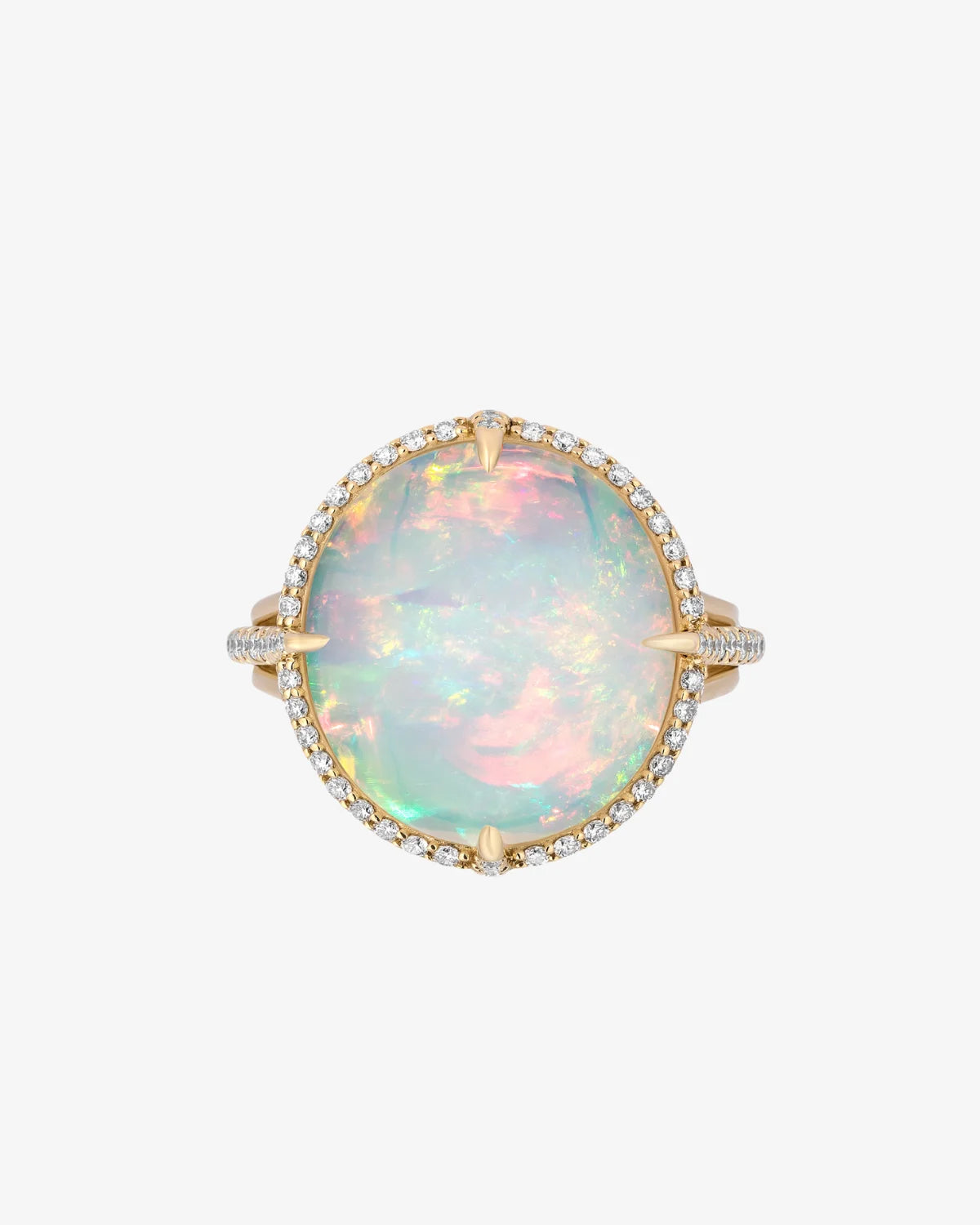 Opal Cabochon Ring