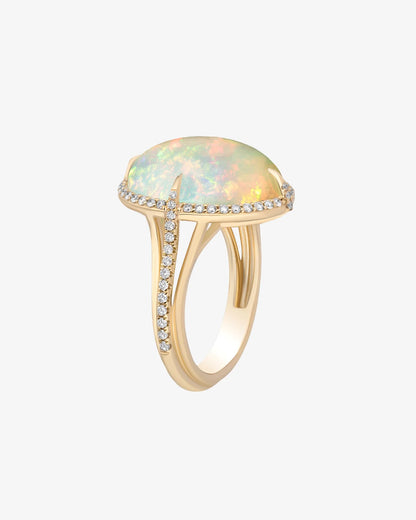 Opal Cabochon Ring