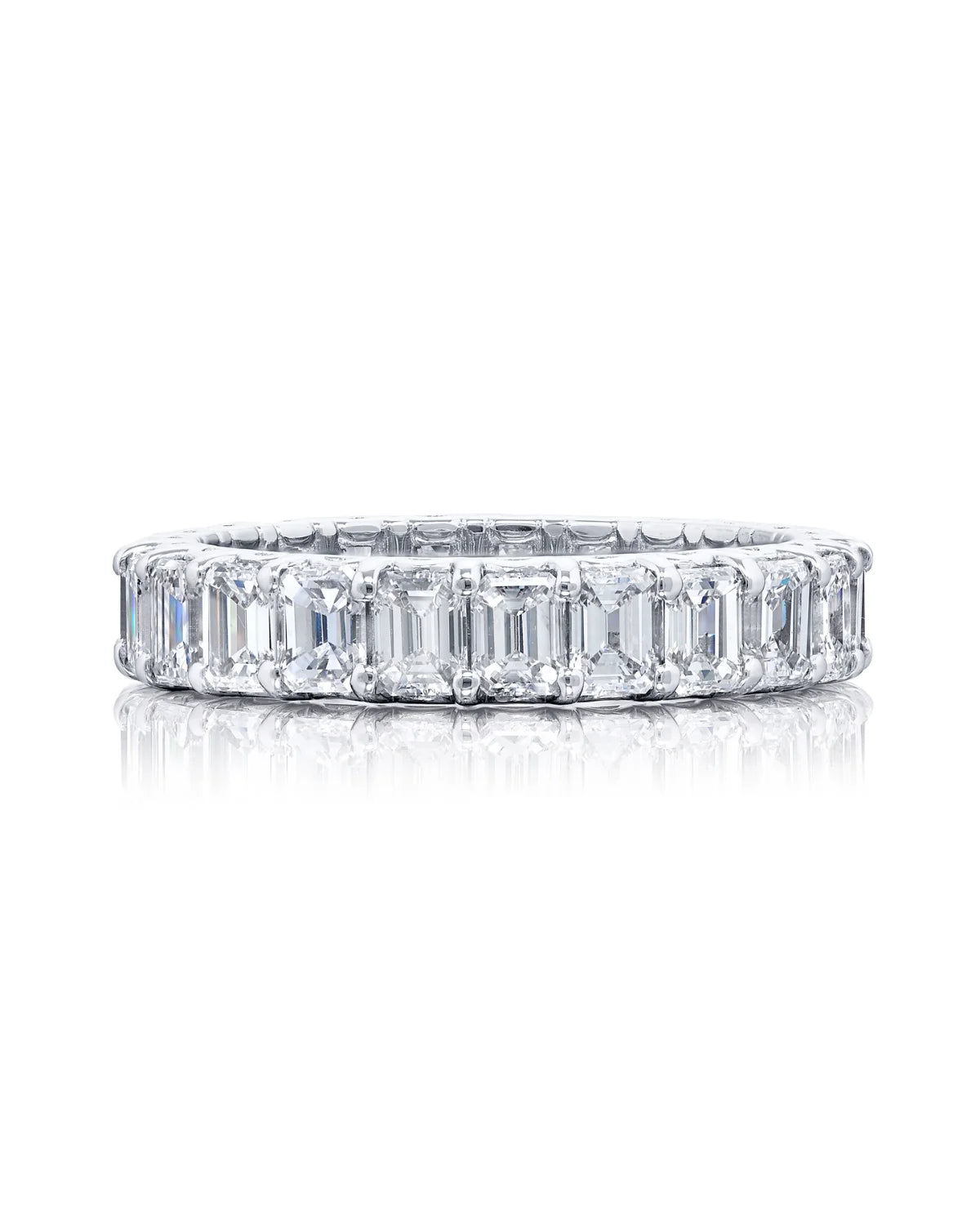 Emerald Cut Diamond Eternity Band
