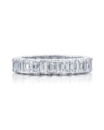 Emerald Cut Diamond Eternity Band