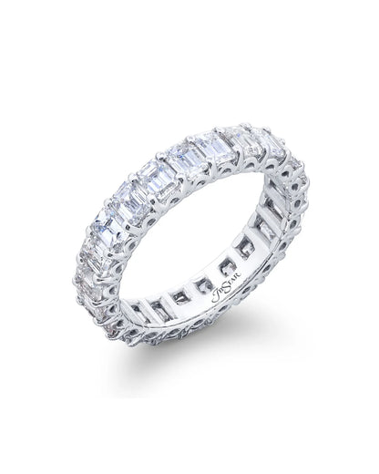 Emerald Cut Diamond Eternity Band