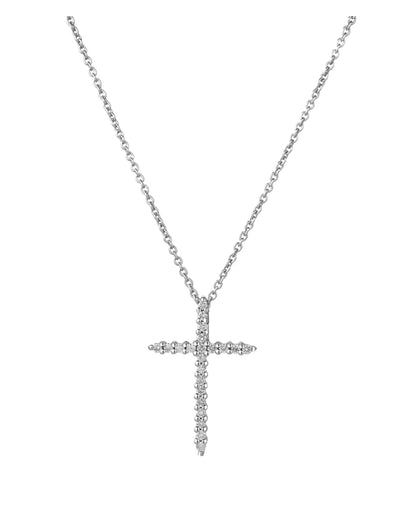 Diamond Cross Pendant Necklace