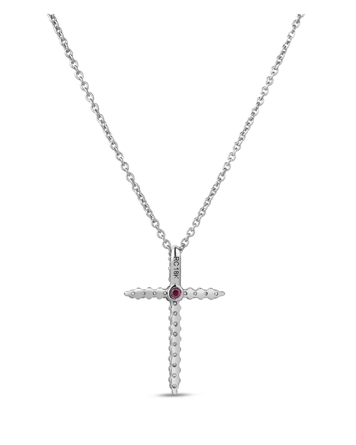 Diamond Cross Pendant Necklace