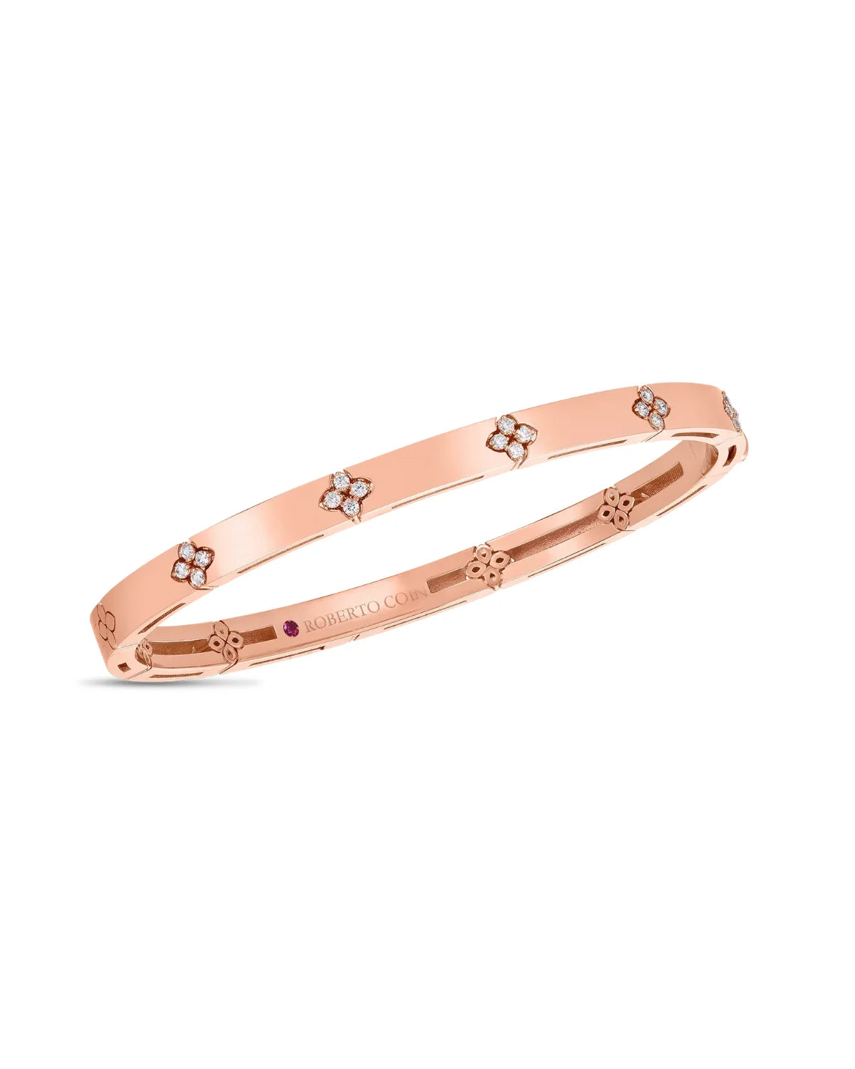 Love in Verona 4mm Rose Gold Bangle