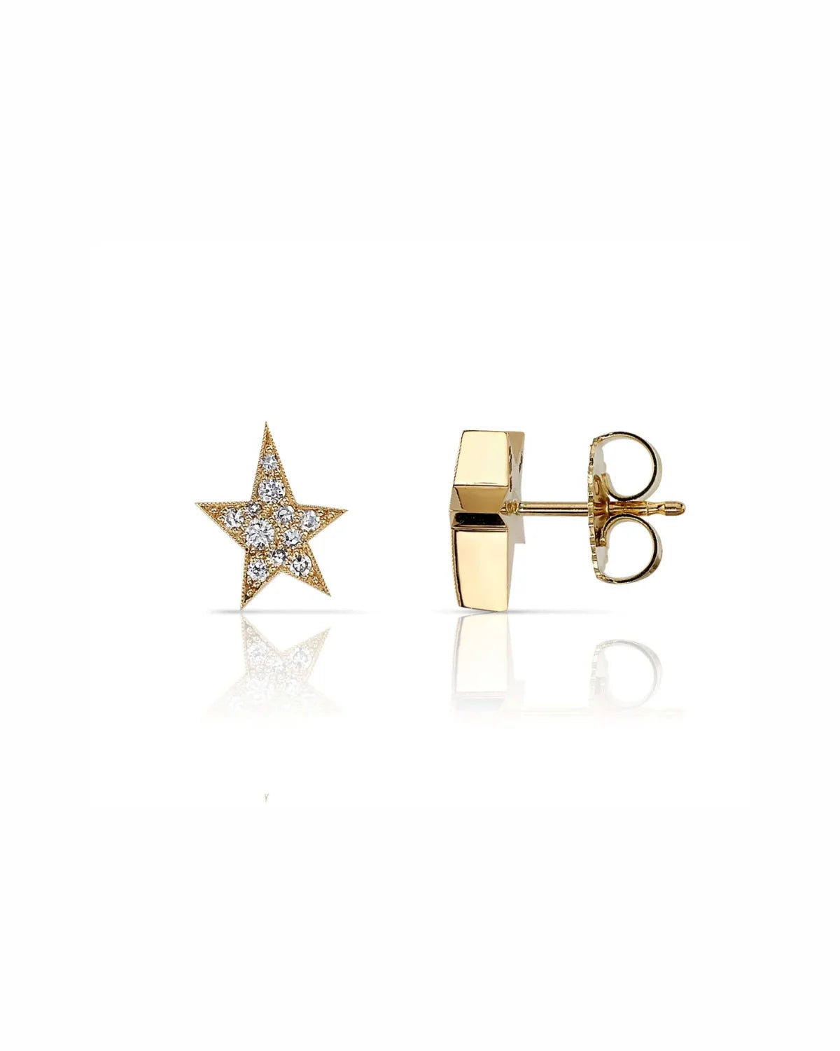 Kinsley Mini Cobblestone Star Stud Earrings