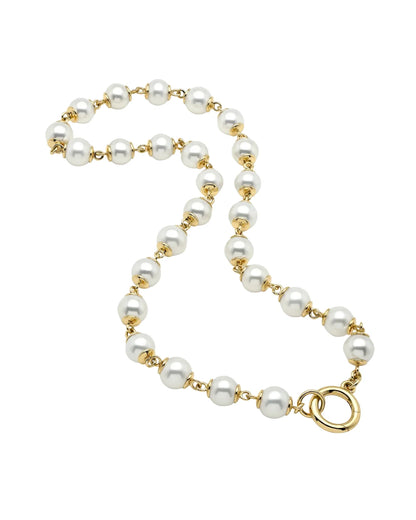 Freshwater Pearl Strand with Charm Annex, 18"