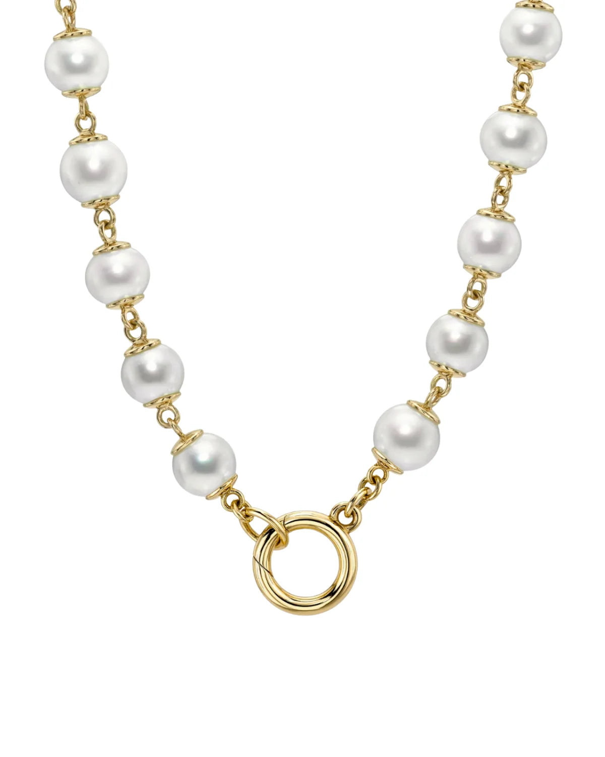 Freshwater Pearl Strand with Charm Annex, 18"