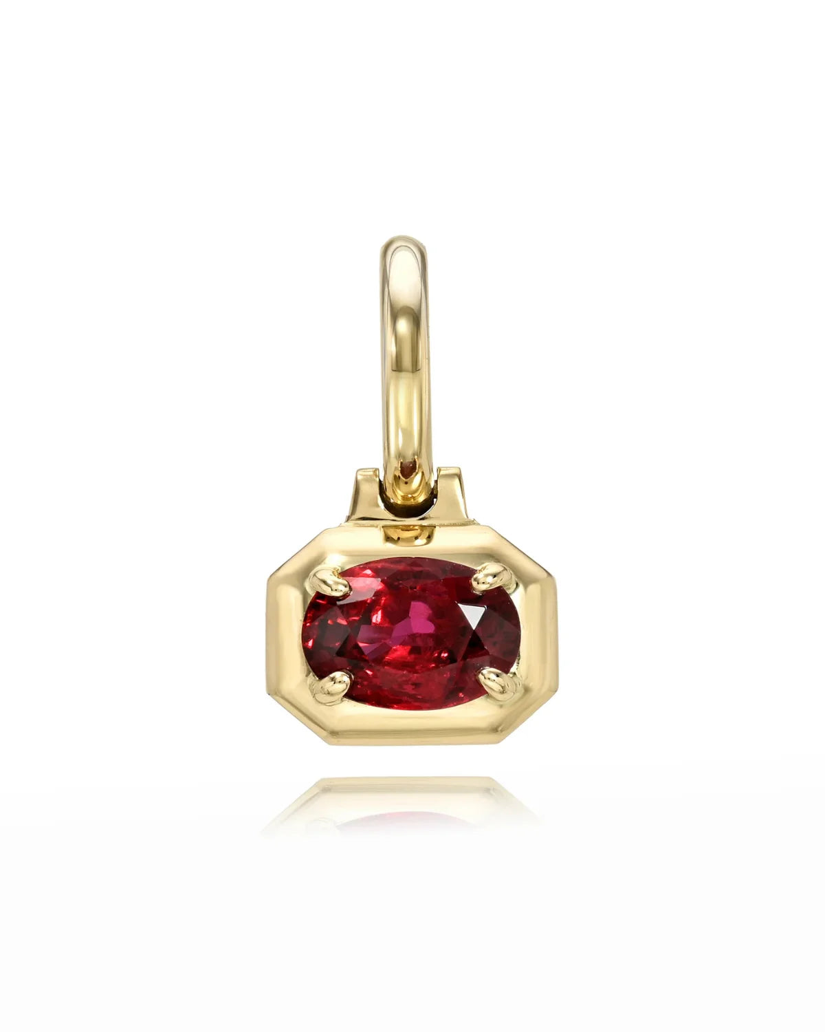 Lola Pendant with Oval Ruby