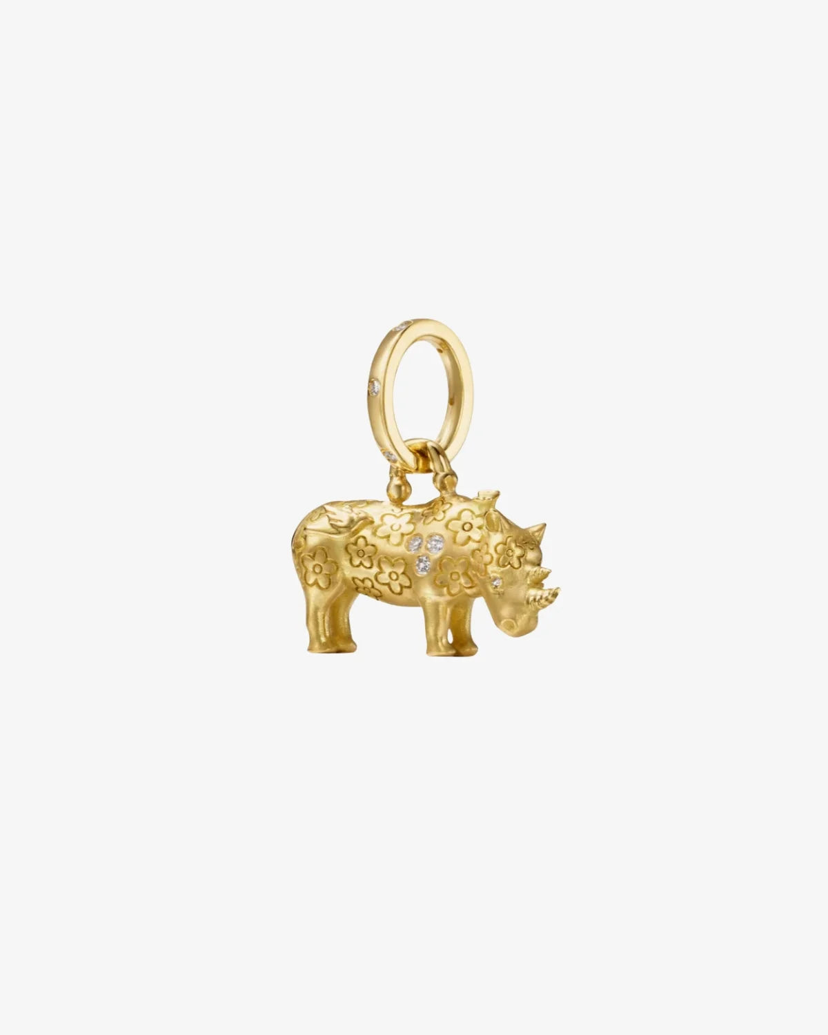 Small Kifaru Rhino Pendant