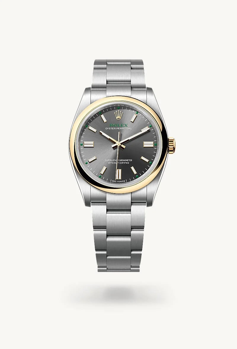 Rolex Oyster Perpetual in Yellow Rolesor - combination of Oystersteel and yellow gold, M126003-0001 - Blakemans Jewelry