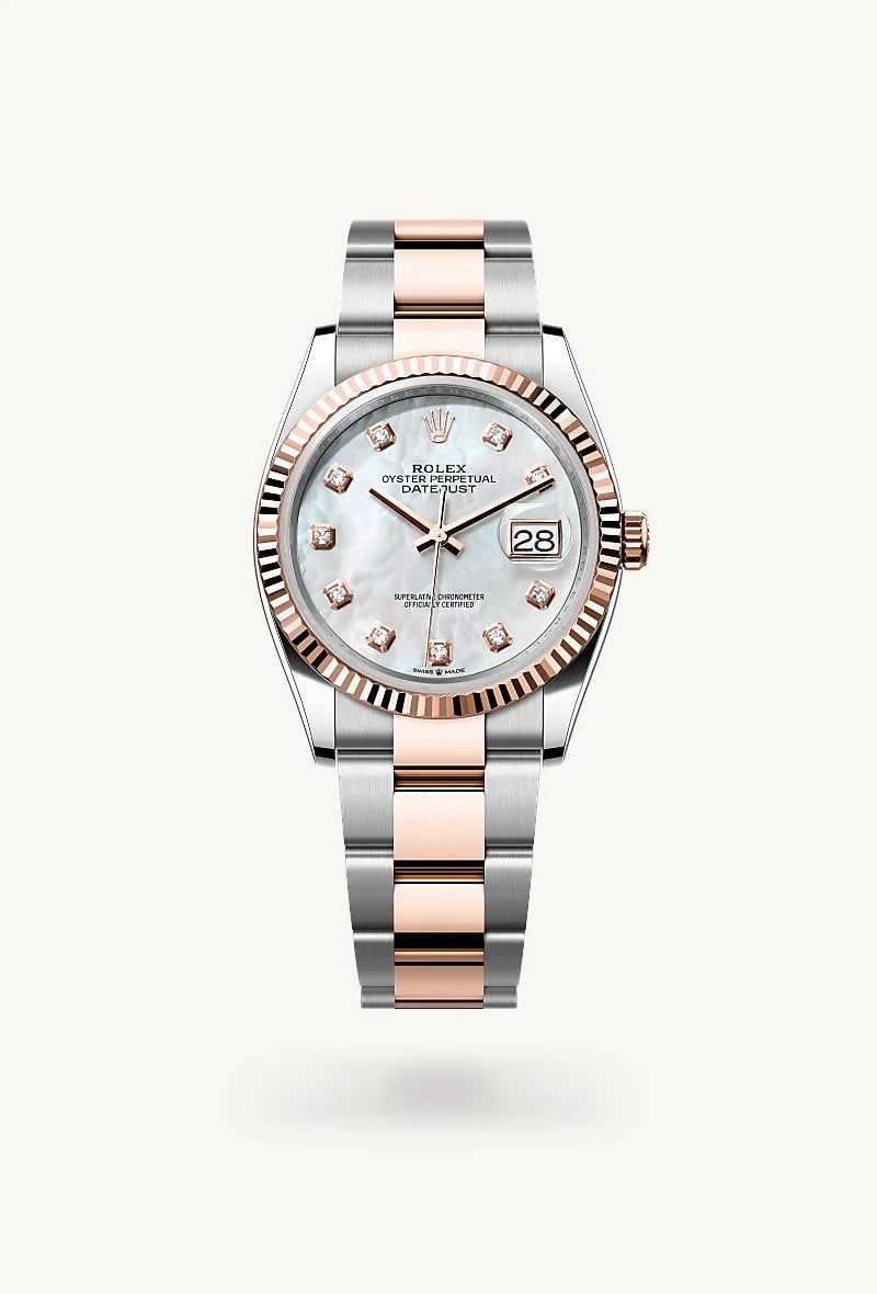 Rolex Datejust in Everose Rolesor - combination of Oystersteel and Everose gold, M126231-0022 - Blakemans Jewelry