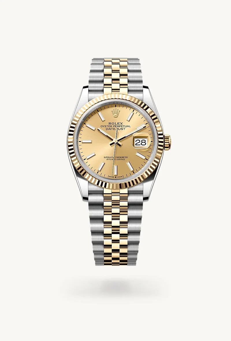 Rolex Datejust in Yellow Rolesor - combination of Oystersteel and yellow gold, M126233-0015 - Blakemans Jewelry