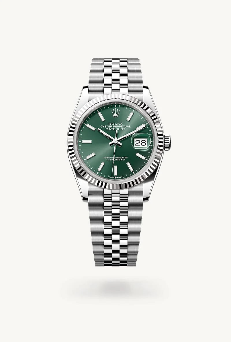 Rolex Datejust 36 White Rolesor - combination of Oystersteel and white gold, M126234-0051