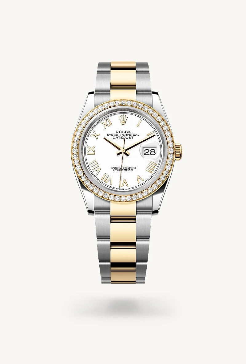 Rolex Datejust in Yellow Rolesor - combination of Oystersteel and yellow gold, M126283RBR-0034 - Blakemans Jewelry