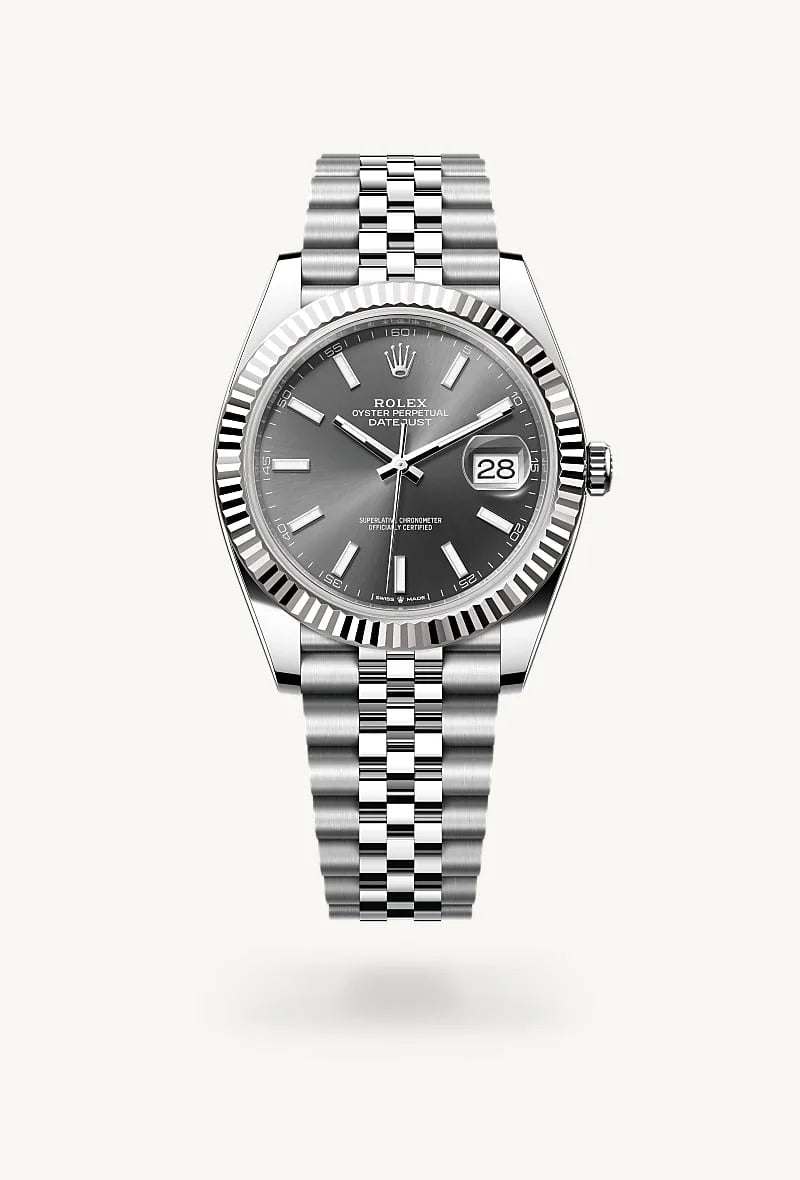 Rolex Datejust 41 White Rolesor - combination of Oystersteel and white gold, M126334-0014