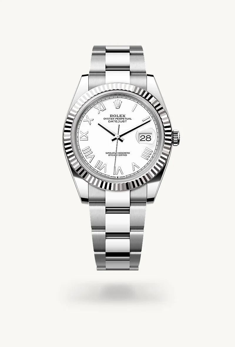 Rolex Datejust 41 White Rolesor - combination of Oystersteel and white gold, M126334-0035