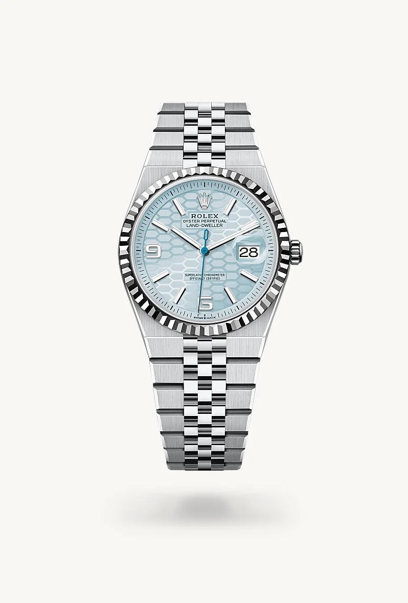 Rolex Land-Dweller in Platinum, M127236-0001 - Blakemans Jewelry