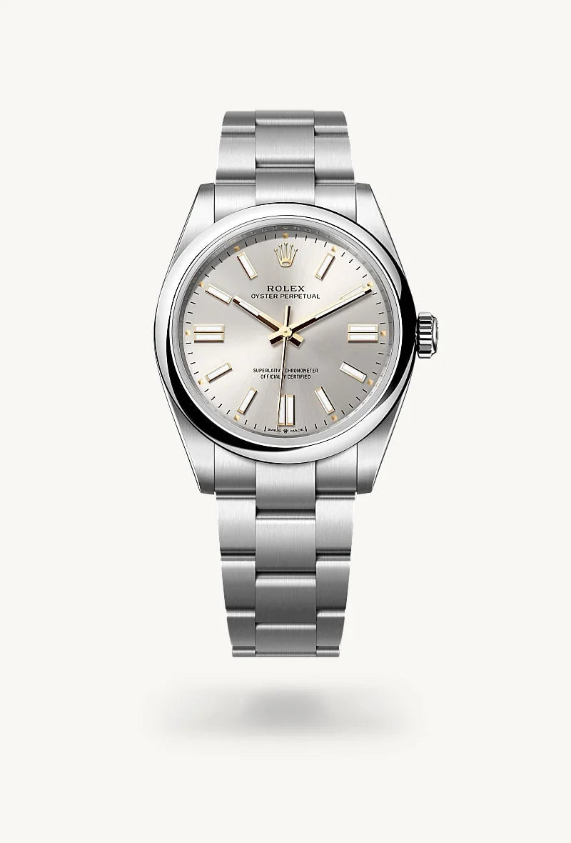 Rolex Oyster Perpetual in Oystersteel, M134300-0001 - Blakemans Jewelry