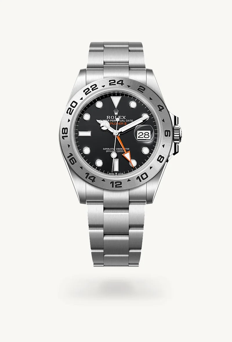 Rolex Explorer II in Oystersteel, M226570-0002 - Blakemans Jewelry