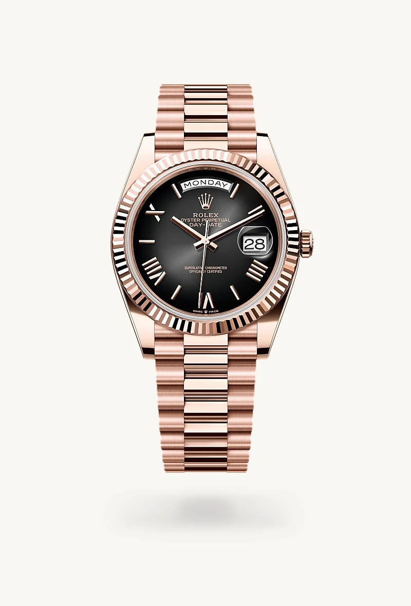 Rolex Day-Date 40 18 kt Everose gold, M228235-0055