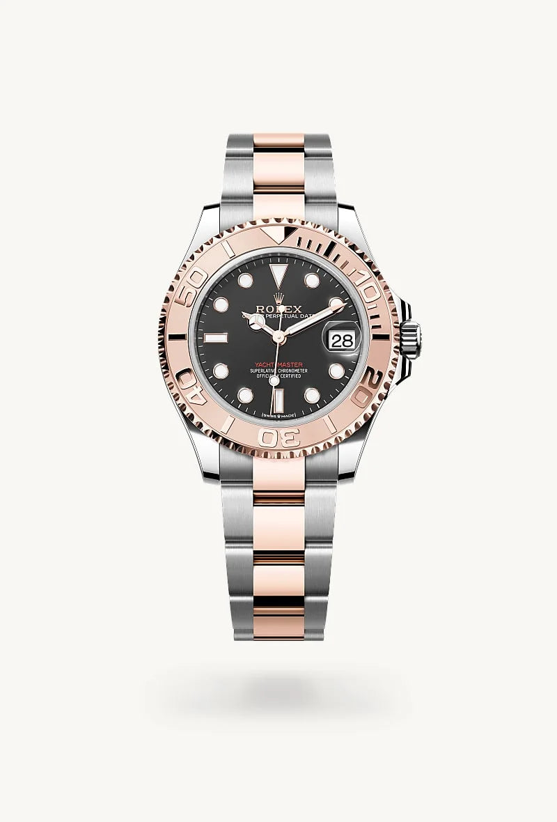 Rolex Yacht-Master in Everose Rolesor - combination of Oystersteel and Everose gold, M268621-0004 - Blakemans Jewelry