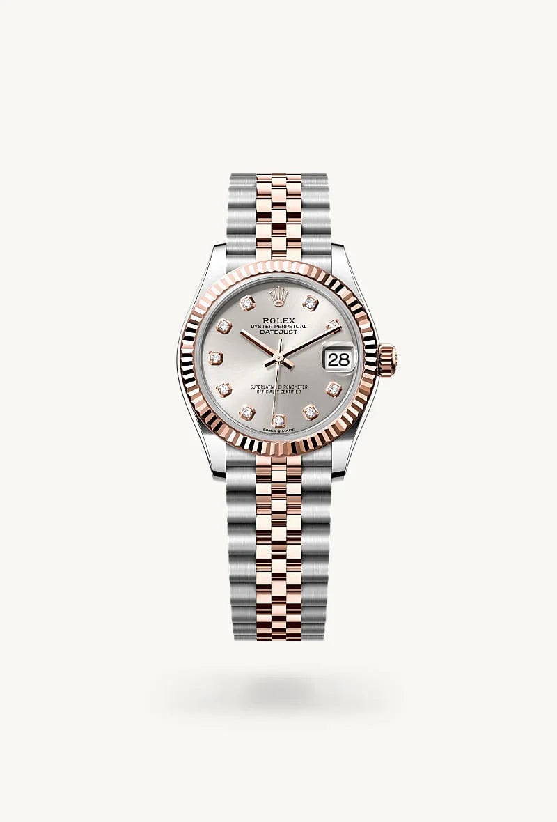 Rolex Datejust in Everose Rolesor - combination of Oystersteel and Everose gold, M278271-0016 - Blakemans Jewelry