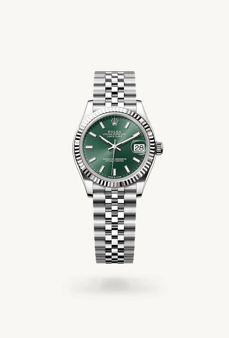 Rolex Datejust 31 White Rolesor - combination of Oystersteel and white gold, M278274-0018