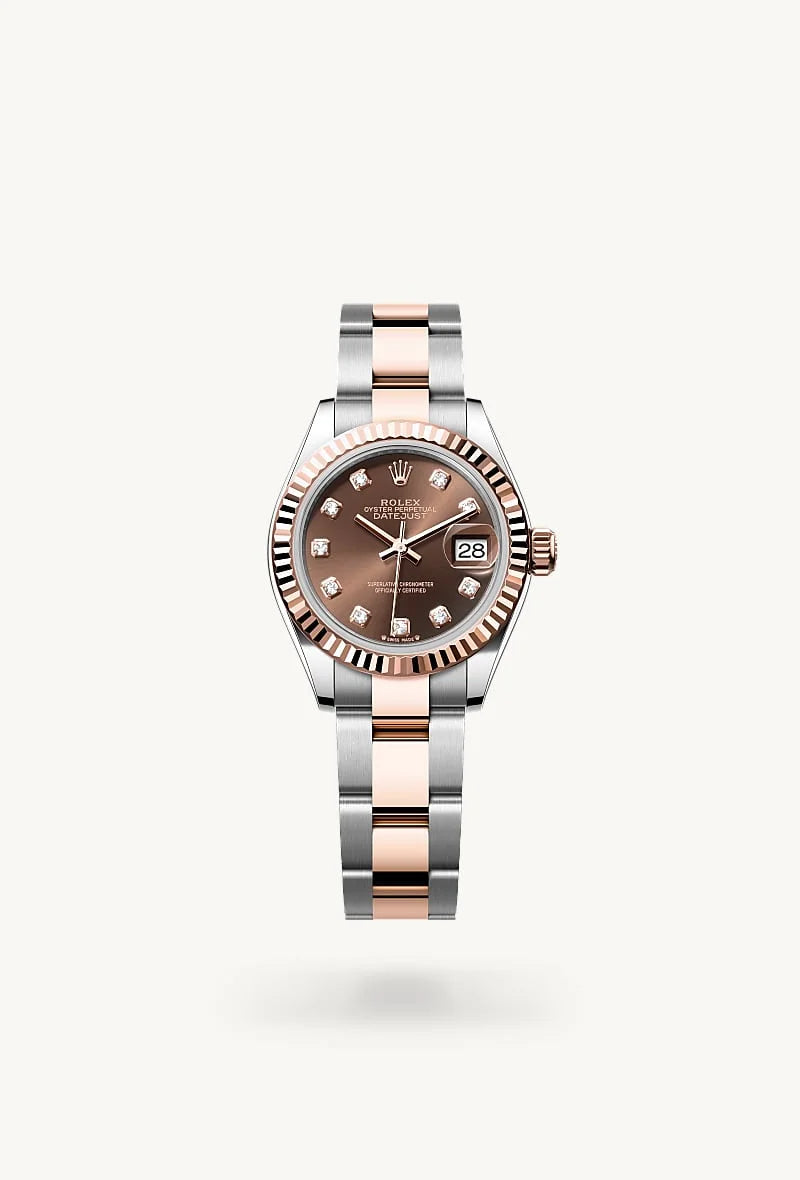 Rolex Lady-Datejust in Everose Rolesor - combination of Oystersteel and Everose gold, M279171-0012 - Blakemans Jewelry