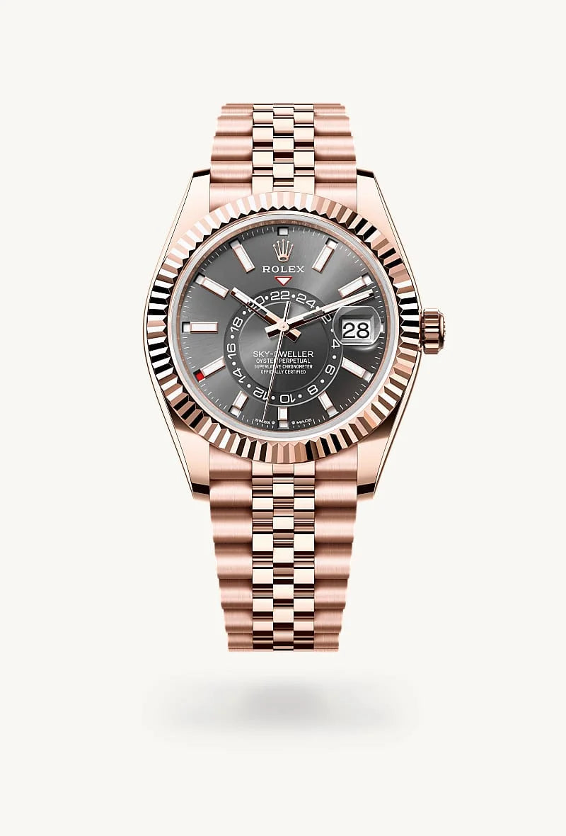 Rolex Sky-Dweller 18 kt Everose gold, M336935-0008